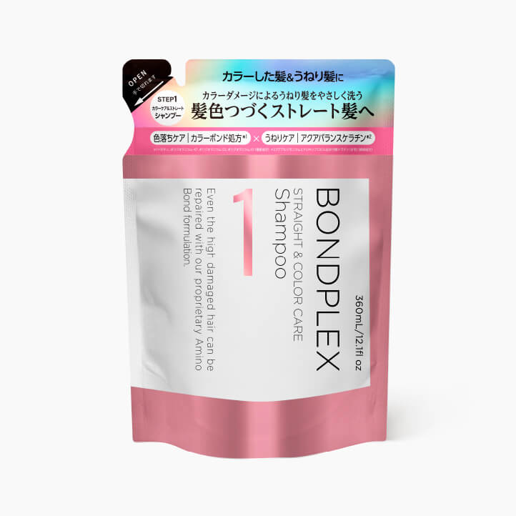 ボンドプレックス ストレート＆カラーケア　シャンプー 詰め替え